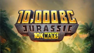 Pemandangan prasejarah dalam slot 10,000 BC Jurassic 10K Ways
